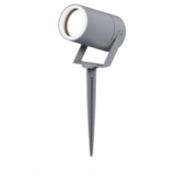 Favourite Bonum 4792-1T Уличный ландшафтный серый грунтовый светильник, на колышке в землю, L100xW66xH230, под сменную лампу GU10 макс 35Вт, IP65, 220В