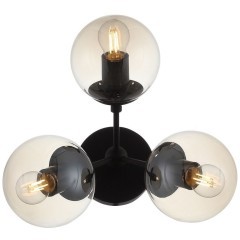 SL549.411.03 Бра ST-Luce Черный/Янтарный E27 3*40W STAMPO SL549.411.03 Бра ST-Luce Черный/Янтарный E27 3*40W STAMPO