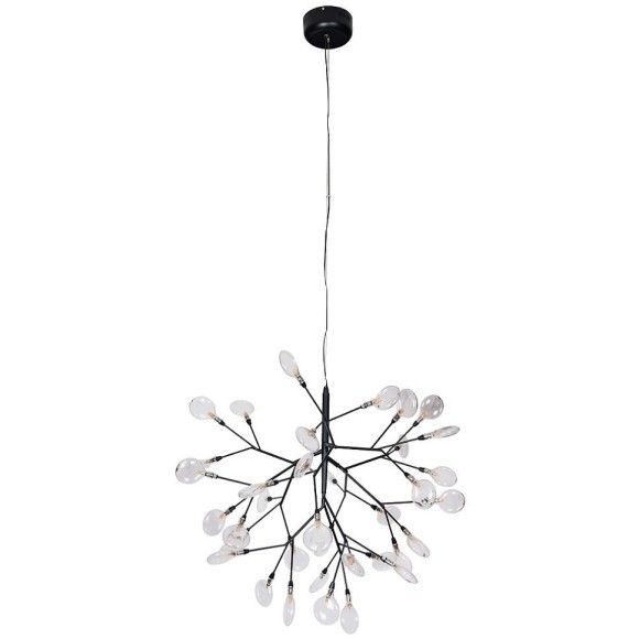 Светильник подвесной Crystal Lux EVITA SP36 BLACK/TRANSPARENT