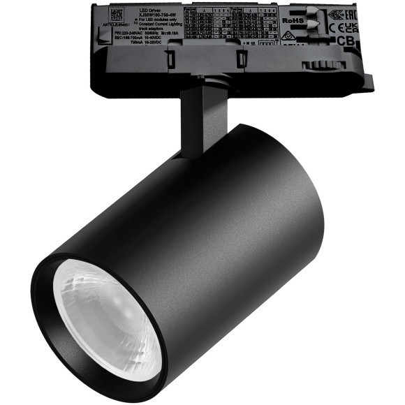 Светильник для трековой системы Quattro LED 24W 36G с адаптером Alta Base Lightstar A5237QT36G