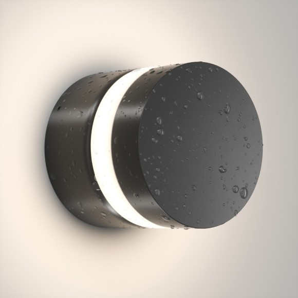 DK9810-BK Настенный уличный светодиодный светильник Denkirs VEGA, IP65, 12Вт, 3000K, 225Лм