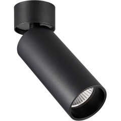 ST171.442.07 Светильник потолочный Черный LED 1*7W 4000K 560Lm Ra90 60° IP20 D52xH130 220-240VV Накладные светильники