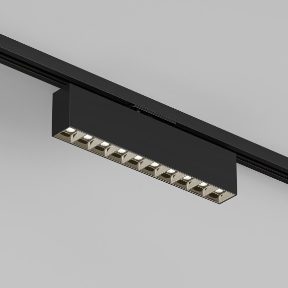 Однофазный двужильный светодиодный трековый светильник Denkirs DK6434-BK Edder 3000К 1560Лм CRI90+ 24° 20Вт