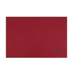 420147 Салфетка для сервировки декоративная (плейсмат) LAKANDAVA, L450, B300, H3, полиэстер, бордо