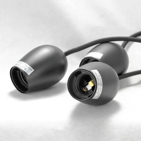 Люстра паук Lussole LSP-8121 MARICOPA IP21 под лампы 3xE27 120W