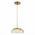 SL6002.203.01 Подвес ST-Luce Золотистый/Янтарный LED 1*7W 4000K LAZIO