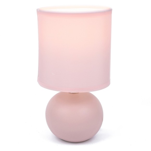 8225/1T CLASSI LN25 розовый, керамика/текстиль Настольная лампа E14 1*40W 220V OCTAVIA