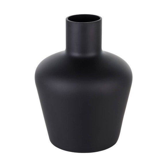 421369 SAMUNTAI Декоративная ваза, H320, D250, стекло, черный сатиновый