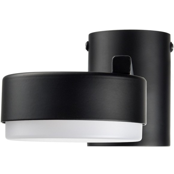 8186/1W COMFI LN25 черный, металл Бра LED GX53 1*7W 220V DABRA