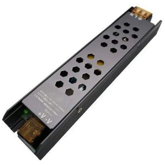 ST Luce ST022.124.60 Блок питания (драйвер/трансформатор) внешний, SLIM, мощностью 60Вт, 220=>24V, 130x43x23мм, для светодиодных лент и трековых низковольтных систем