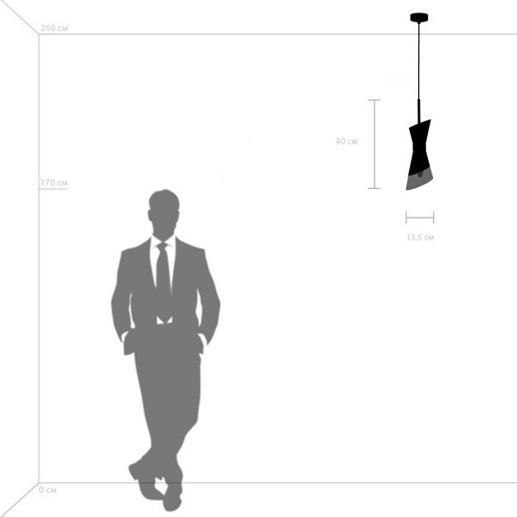 Подвесной светильник с 1 плафоном Lightstar 817014 Strato под лампу 1xE14 40W