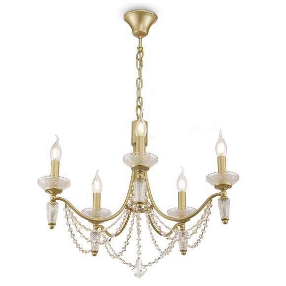 Люстра подвесная Freya FR2009PL-05G Zoe под лампы 5xE14 40W Люстра подвесная Freya FR2009PL-05G Zoe под лампы 5xE14 40W