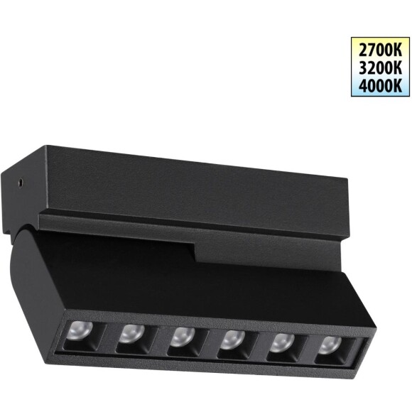 359759 OVER NT25 396 черный Светильник накладной с перекл. цв. температуры IP20 LED 6W 180-265V 2700К/3200К/4000К EOS 359759 OVER NT25 396 черный Светильник накладной с перекл. цв. температуры IP20 LED 6W 180-265V 2700К/3200К/4000К EOS