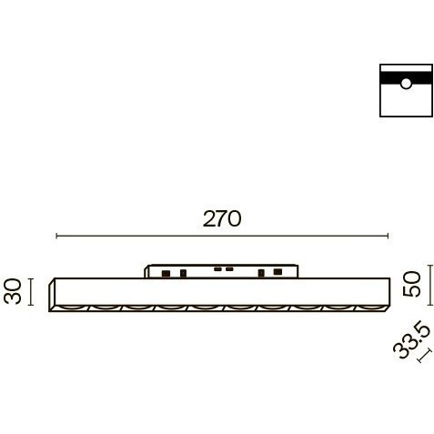 TR076-2-20W3K-W Трековый магнитный светодиодный светильник Maytoni Gravity CRI90+ 3000К 1025Лм 30° 20Вт