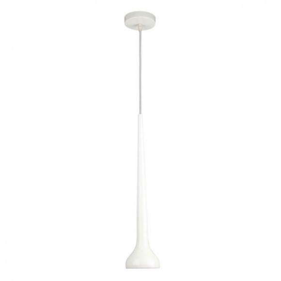 Подвесной светильник цилиндр Arte Lamp A4010SP-1WH SLANCIATO под лампу 1xGU10 50W
