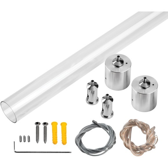 Комплект подвесного гориз крепежа двойной Profiled круглого силикон профиль с PVC трубкой Profiled Lightstar 442893