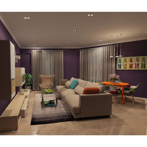 DK3022-CM Встраиваемый светильник max 10 Вт, 2xGU5.3 серый пластик