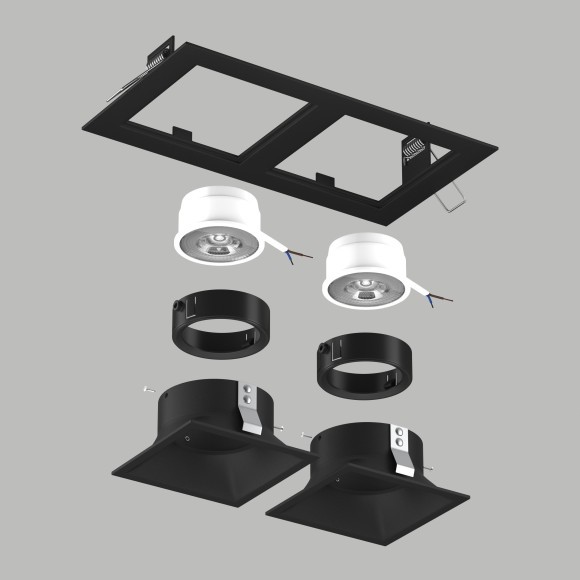 Комплект со светильником Domino Lightstar D5270707BMOD