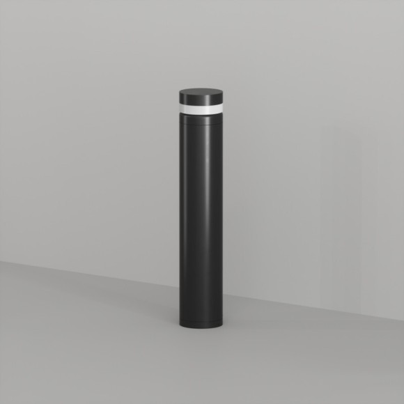 DK9816-BK Черный ландшафтный уличный светодиодный светильник столбик 65см Denkirs VEGA, IP65, 12Вт, 3000K, 225лм