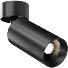 ST171.402.01 Светильник потолочный Черный GU10 1*50W IP20 D52xH130 220V Без ламп Накладные светильники
