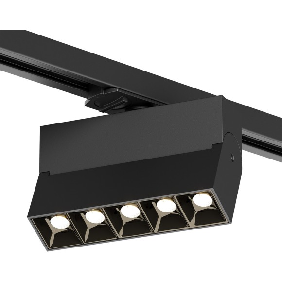 Однофазный двужильный светодиодный трековый светильник Denkirs DK6436-BK Edder 3000К 780Лм CRI90+ 24° 10Вт