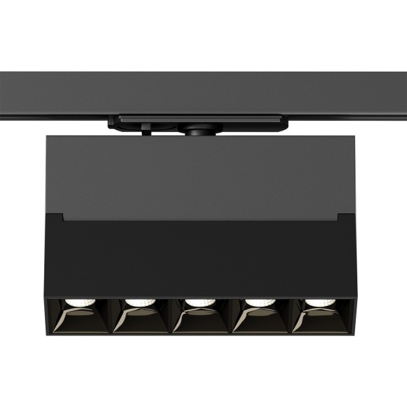 Однофазный двужильный светодиодный трековый светильник Denkirs DK6436-BK Edder 3000К 780Лм CRI90+ 24° 10Вт