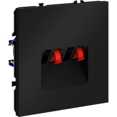 VLS060308 Розетка акустическая 4-местная для подключения динамиков и других звуковоспроизводящих устройств (для проводов сечением 0,5 — 4 ММ²) черного матового цвета VOLTUM S70 (черный матовый) VLS060308 Розетка акустическая 4-местная для подключения динамиков и других звуковоспроизводящих устройств (для проводов сечением 0,5 — 4 ММ²) черного матового цвета VOLTUM S70 (черный матовый)