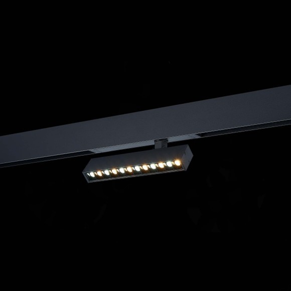 ST656.496.09 Трековый магнитный светодиодный SMART (Алиса, Siri, Bluetooth, Wi-Fi) светильник ST-Luce Skyline 220V CRI90+ 2700-6000К 700Лм 24° 9Вт ST656.496.09 Трековый магнитный светодиодный SMART (Алиса, Siri, Bluetooth, Wi-Fi) светильник ST-Luce Skyline 220V CRI90+ 2700-6000К 700Лм 24° 9Вт