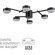 Люстра потолочная GX53 Lumion DABRA 8186/6C