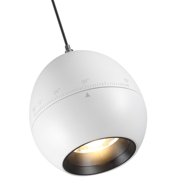 Светильник подвесной с механизмом регулировки высоты, провод 2м LED 7W 3000K 760Лм Novotech SFERO 359341