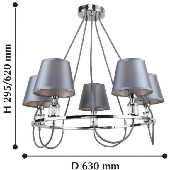 Подвесная люстра Martina 2193-5P
