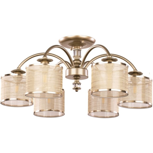 Люстра потолочная Freya FR2539CL-06G Ksenia под лампы 6xE14 40W