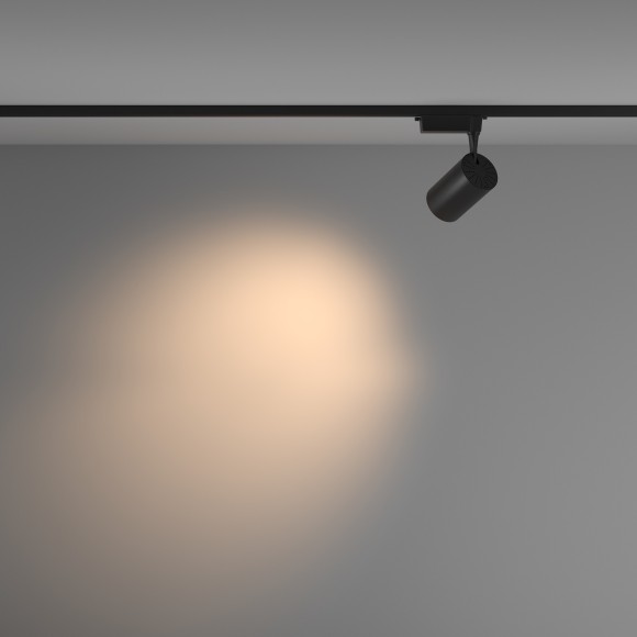 Однофазный двужильный светодиодный трековый светильник Maytoni Unity TR003-1-26W3K-M-B Vuoro 3000К 2690Лм CRI90+ 36° 26Вт