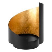 422656 AMBONDRONA Подсвечник напольный металл золотой черный D150 H200