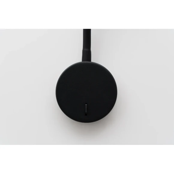 Arte Lamp Asta A5879AP-1BK Настенный современный, полностью черный, минималистичный светодиодный светильник-бра с гибкой резиновой ножкой и выключателем на основании, LED 5Вт 3000K 300Лм CRI90 24° IP20 220В