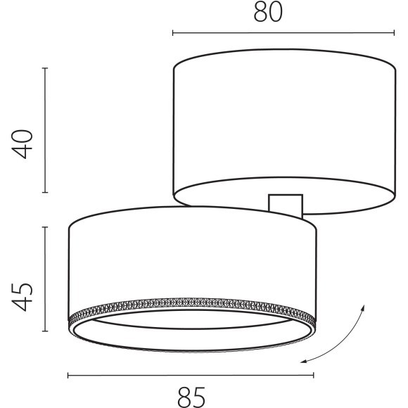 Черный накладной светодиодный поворотный спот 15Вт 36° 4000К CRI90 1700Лм Alta Pro Lightstar A5547SO