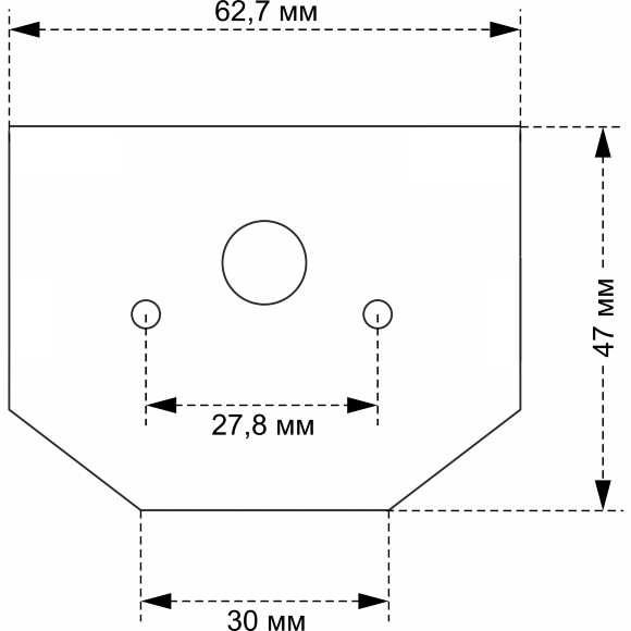 Заглушка для встраиваемого магнитного трека в гарпунный натяжной потолок, в комплекте 2 шт Crystal Lux CLT 0.234 06 BL 1408/106