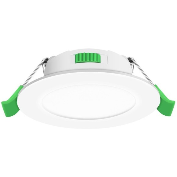 4644-1C, врезной светильник, D86xH30, cutout:D68, LEDx5W, 420LM/460LM/440LM, 3000K/4000K/6500K, IP44, CRI>80, beam angle:120, included