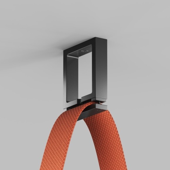 TR5508-BK Усиленное накладное крепление для гибкого трека-ремня Denkirs Belty