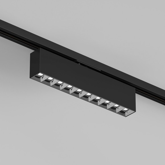 Однофазный двужильный светодиодный трековый светильник Denkirs DK6444-BK Edder 4000К 1560Лм CRI90+ 24° 20Вт
