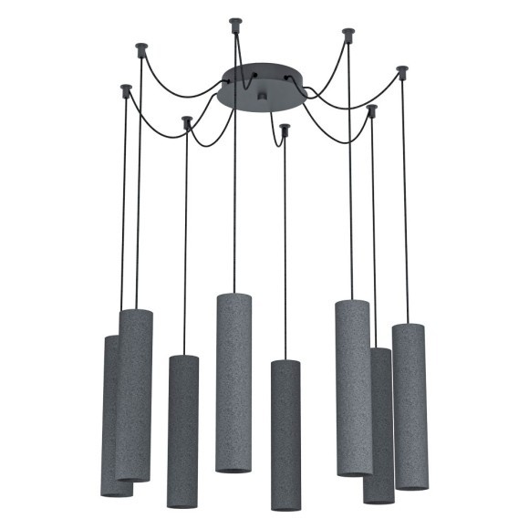 39824 MENTALONA Светодиодный подвес с 8 лампами GU10, 36Вт, графитовый, белый