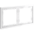VLS100201 Рамка пластиковая для электрических изделий белого цвета VOLTUM серии S70 на 2 поста (белый глянцевый)