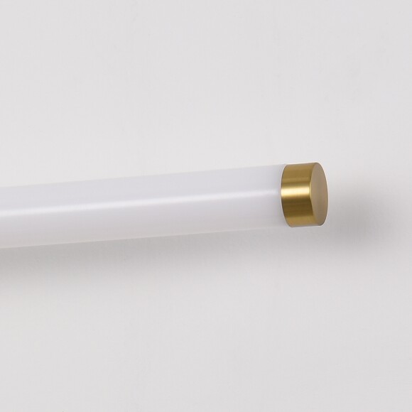 Подсветка для картин Lightstar Noce 201011, LED 9Вт 480Лм CCT переключатель цвет. температуры 3000;4000;6000К, настенный светильник для зеркала, латунь, не поворотный, с выключателем