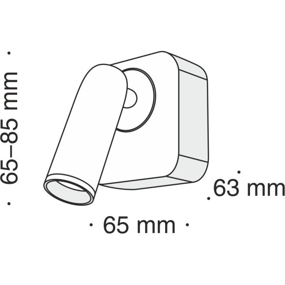 Бра для чтения светодиодное с выключателем Mirax C039WL-L3B3K