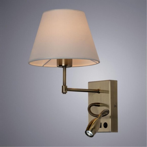 Бра Arte Lamp A2581AP-2AB ELBA под лампу 1xE27 60W
