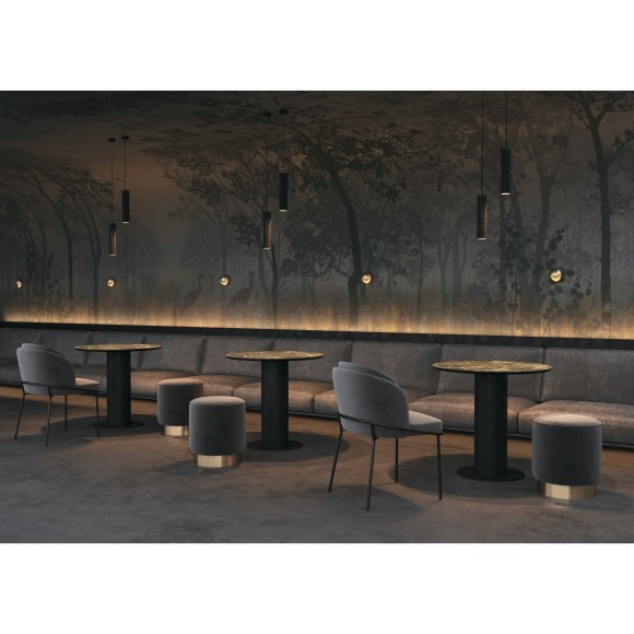 Подвесной светильник цилиндр Maytoni P038PL-01B Focus Design под лампу 1xGU10 50W