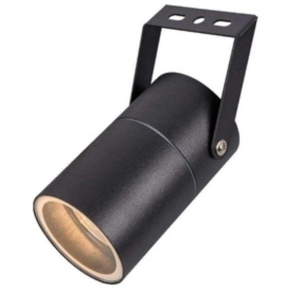 Favourite Bonum 4793-1U Черный уличный ландшафтный светильник накладного монтажа, с цилиндрическим плафоном диаметра 6см, L100xW66xH170, под сменную лампу GU10 макс. 35Ви, IP65, 220В