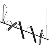 SL6210.403.04 Светильник подвесной ST-Luce Черный/Черный, Золотистый LED 4*3W 3000K LILT