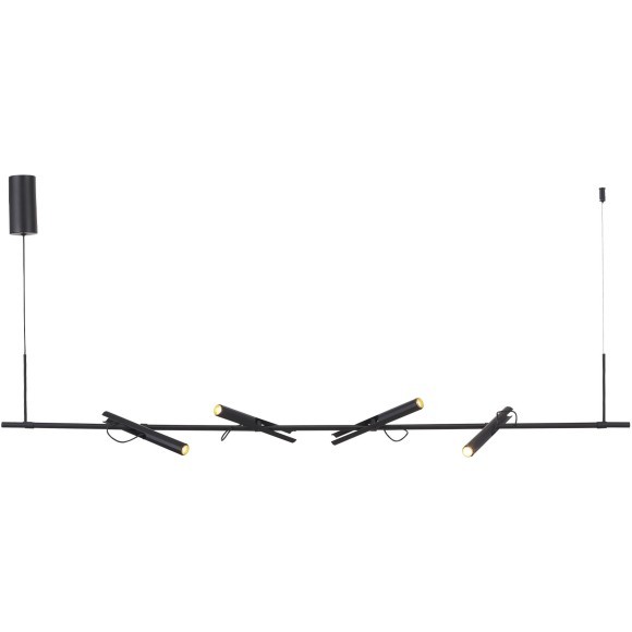 SL6210.403.04 Светильник подвесной ST-Luce Черный/Черный, Золотистый LED 4*3W 3000K LILT