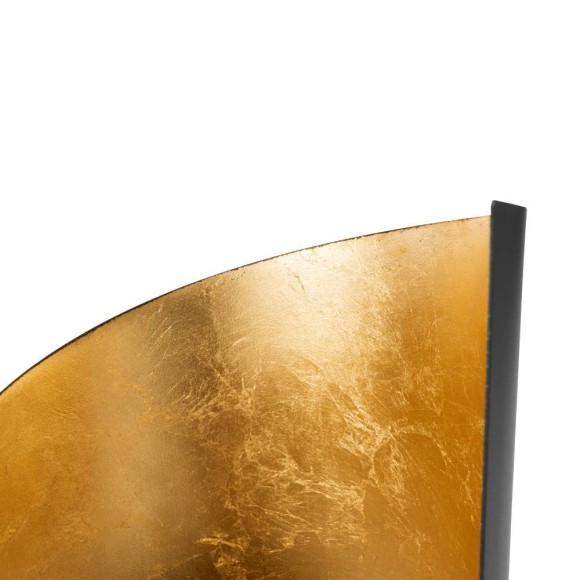 422658 AMBONDRONA Подсвечник напольный металл золотой черный D220 H400